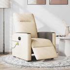 Massagestoel Stof Kleurig Crème