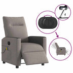 Massagestoel Stof Taupe