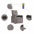Massagestoel Stof Taupe
