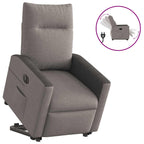 Sta-Op-Massagestoel Stof Taupe