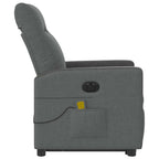 Sta-Op-Massagestoel Stof Donkergrijs