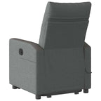 Sta-Op-Massagestoel Stof Donkergrijs
