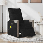 Massagestoel Stof Zwart