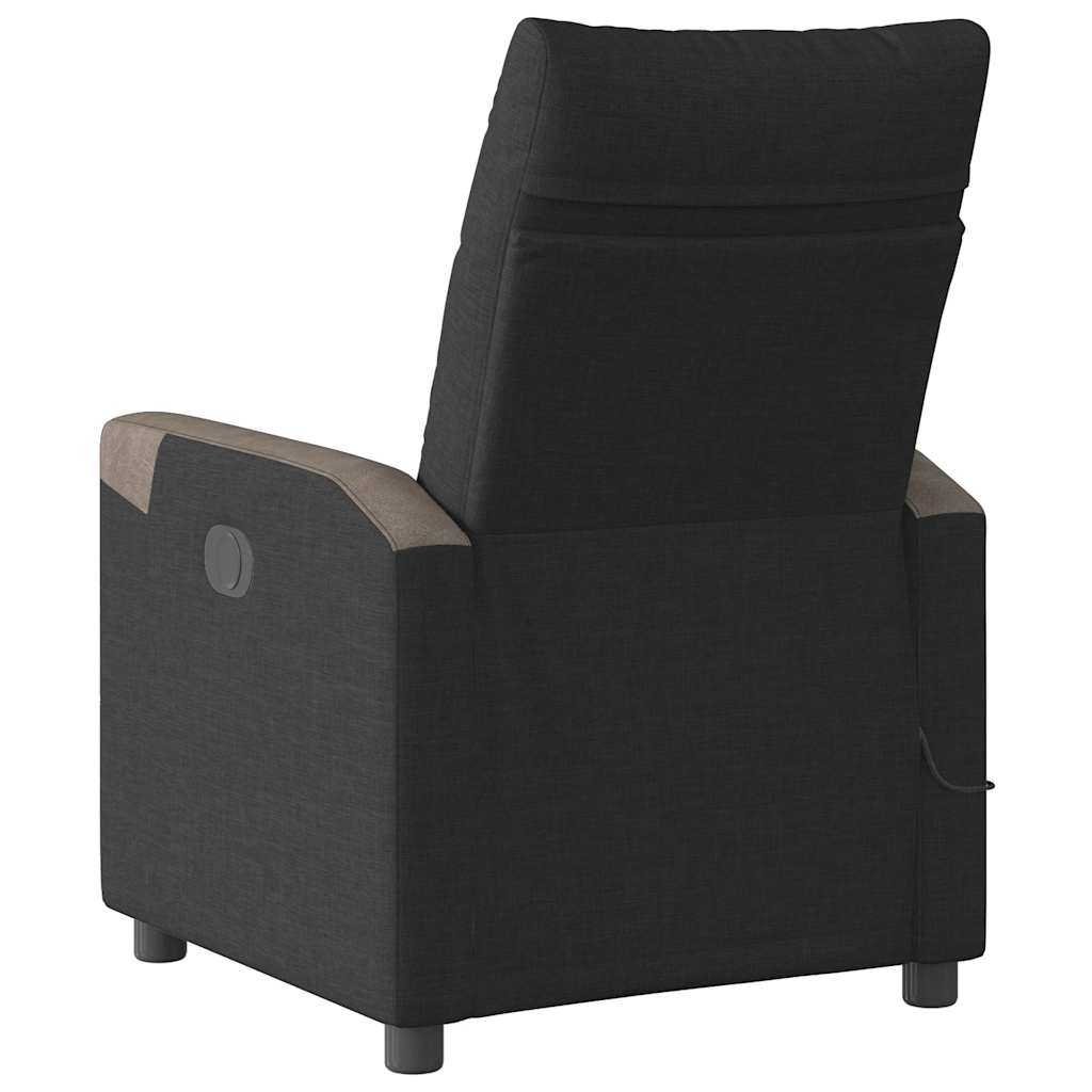 Massagestoel Stof Zwart
