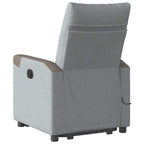 Sta-Op-Massagestoel Stof Lichtgrijs