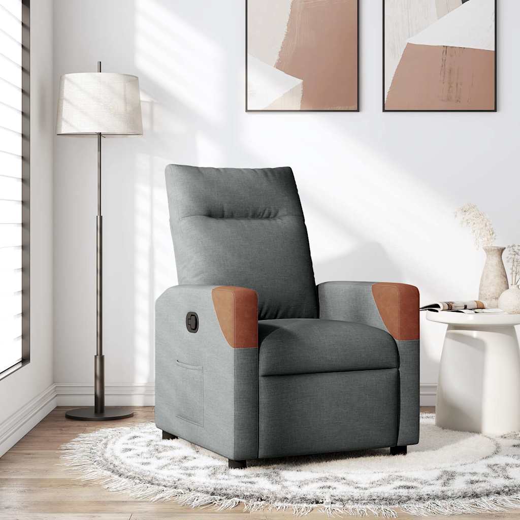 Fauteuil Verstelbaar Stof Donkergrijs