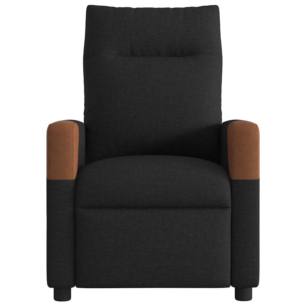 Fauteuil Verstelbaar Stof Zwart