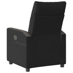 Fauteuil Verstelbaar Stof Zwart
