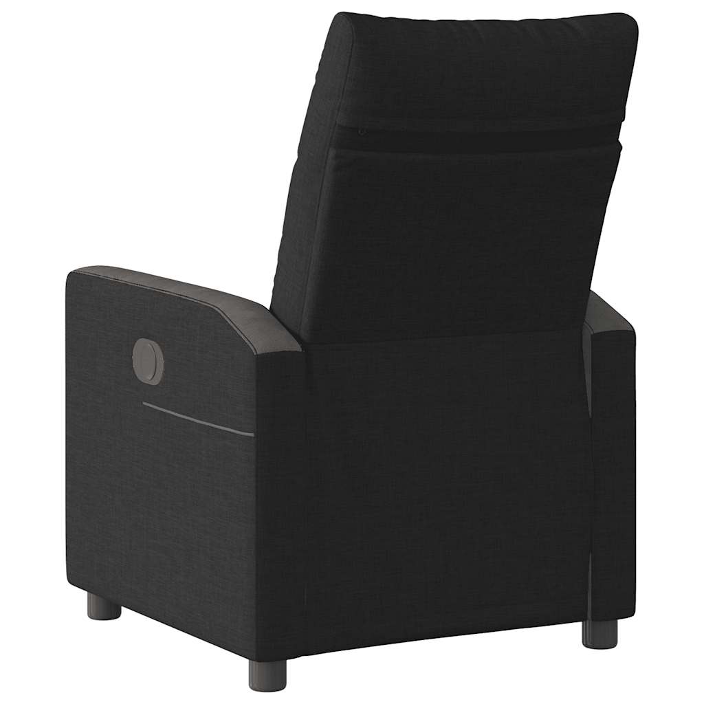 Fauteuil Verstelbaar Stof Zwart