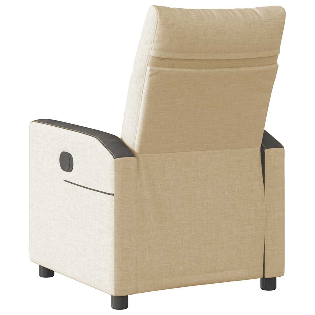 Fauteuil Verstelbaar Stof Kleurig Crème