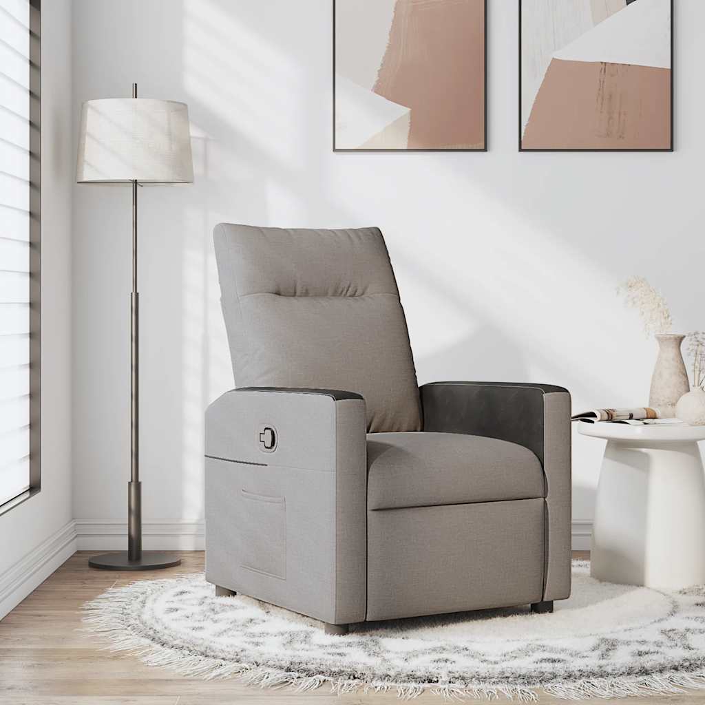 Massagestoel Verstelbaar Stof Taupe