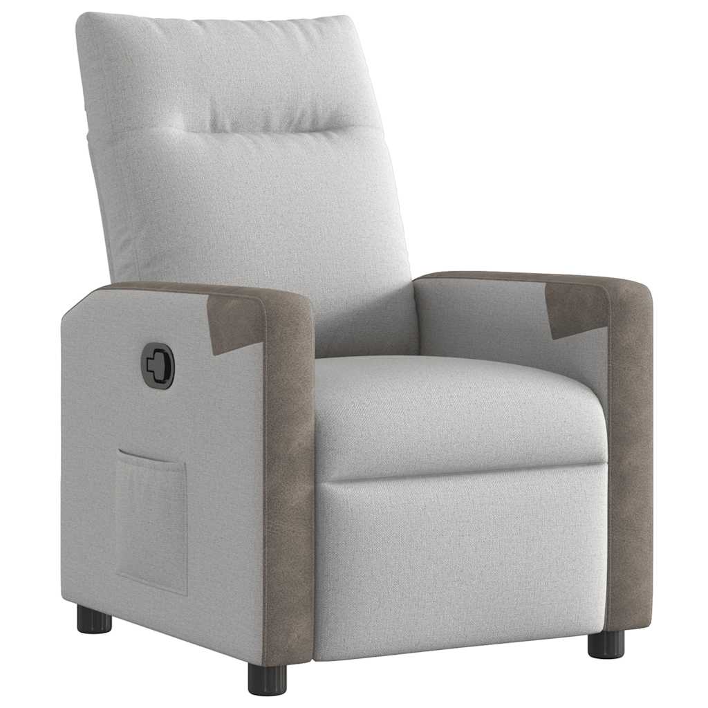 Fauteuil Verstelbaar Stof Wolk Grijs Wolkengrijs