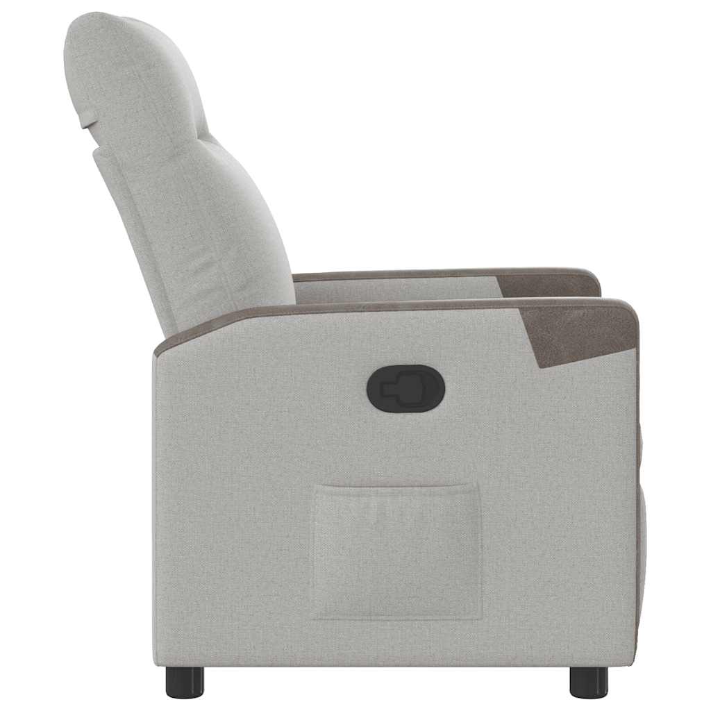 Fauteuil Verstelbaar Stof Wolk Grijs Wolkengrijs