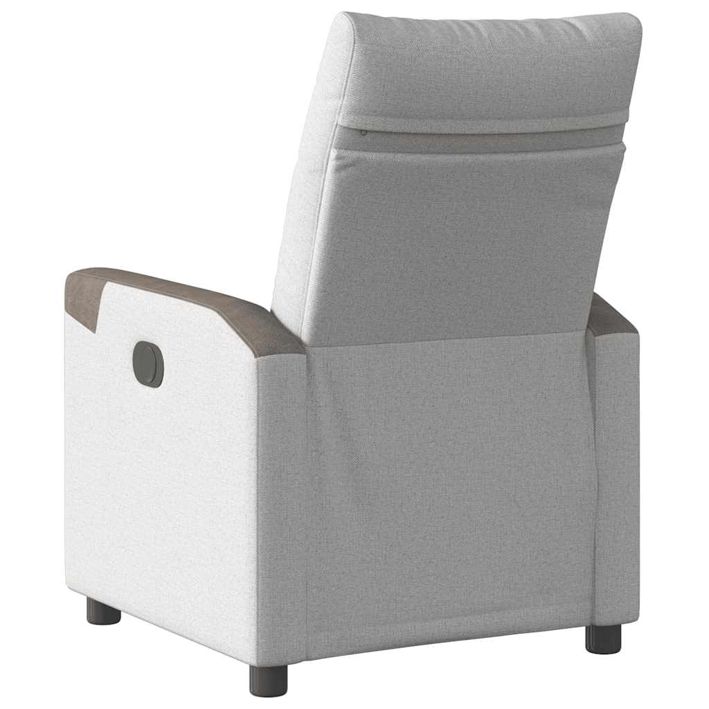 Fauteuil Verstelbaar Stof Wolk Grijs Wolkengrijs