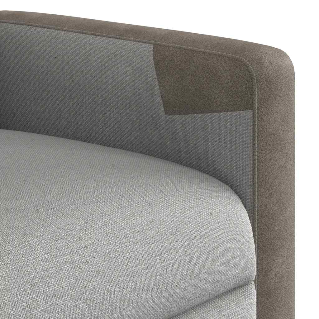 Fauteuil Verstelbaar Stof Wolk Grijs Wolkengrijs