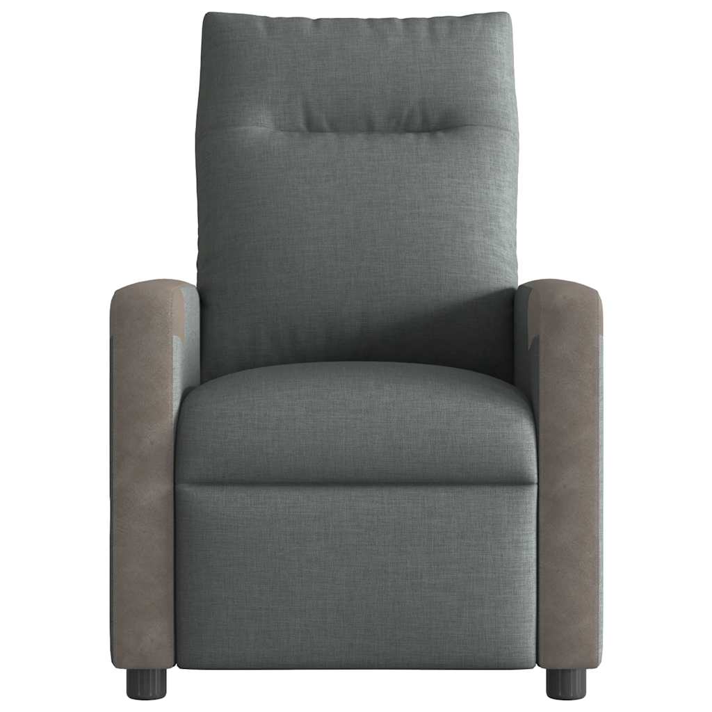Fauteuil Verstelbaar Stof Donkergrijs
