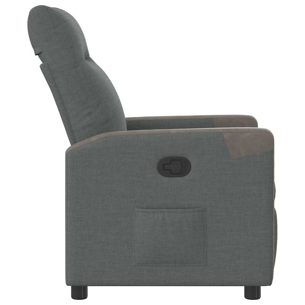 Fauteuil Verstelbaar Stof Donkergrijs