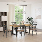 Eettafel Noain E Poten 180X90X75 Cm Massief Grenenhout