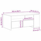 Salontafel 102 X 55 X 43.5 Cm