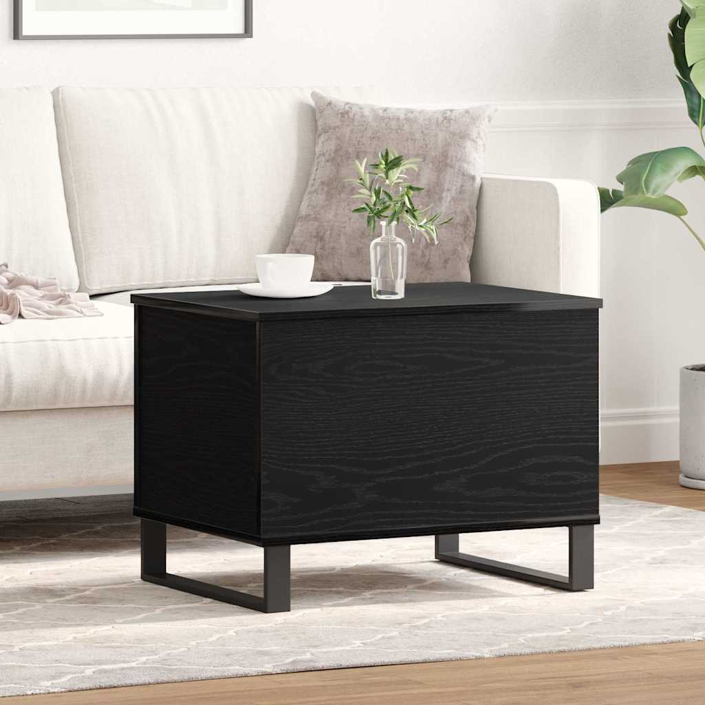 Salontafel 60X44,5X45 Cm Bewerkt Hout Eikenkleurig