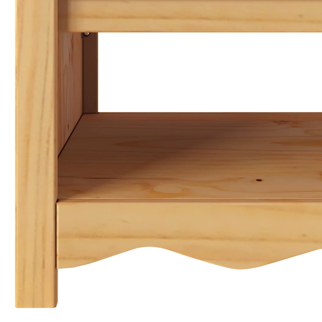 Salontafel Drammen Eiken 99 X 55 X 45 Cm Massief Grenenhout