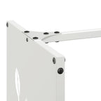 Brandhoutrek 40X30X80 Cm Koudgewalst Staal Wit