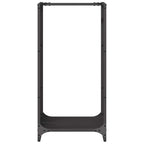 Brandhoutrek 40X30X80 Cm Koudgewalst Staal Zwart