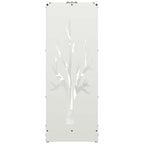Brandhoutrek 40X30X80 Cm Koudgewalst Staal Wit