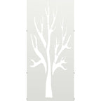 Brandhoutrek 40X30X80 Cm Koudgewalst Staal Wit