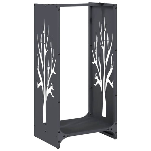 Brandhoutrek 40X30X80 Cm Koudgewalst Staal Antraciet