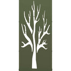 Brandhoutrek 40X30X80 Cm Koudgewalst Staal Olijfgroen