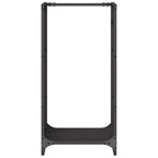 Brandhoutrek 40X30X80 Cm Koudgewalst Staal Zwart