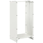 Brandhoutrek 40X30X80 Cm Koudgewalst Staal Wit