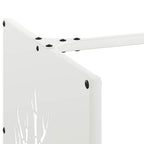 Brandhoutrek 40X40X40 Cm Koudgewalst Staal Wit
