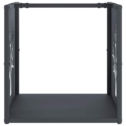 Brandhoutrek 40X40X40 Cm Koudgewalst Staal Antracietkleurig