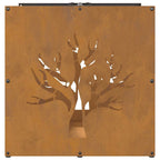Brandhoutrek 40X40X40 Cm Weervast Staal