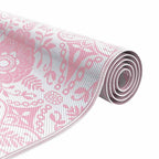 Buitentapijt Arakil Roze 300 X 400 Cm Pp Babyblauw