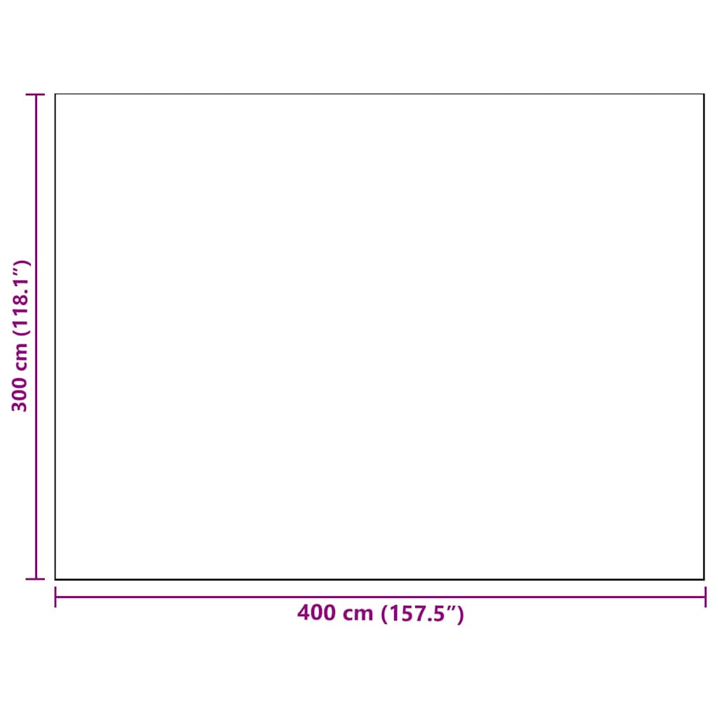 Buitentapijt Arakil Roze 300 X 400 Cm Pp Babyblauw