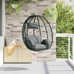 Hangende Ei-Stoel 91.5 X 60 X 110 Cm Poly Rattan
