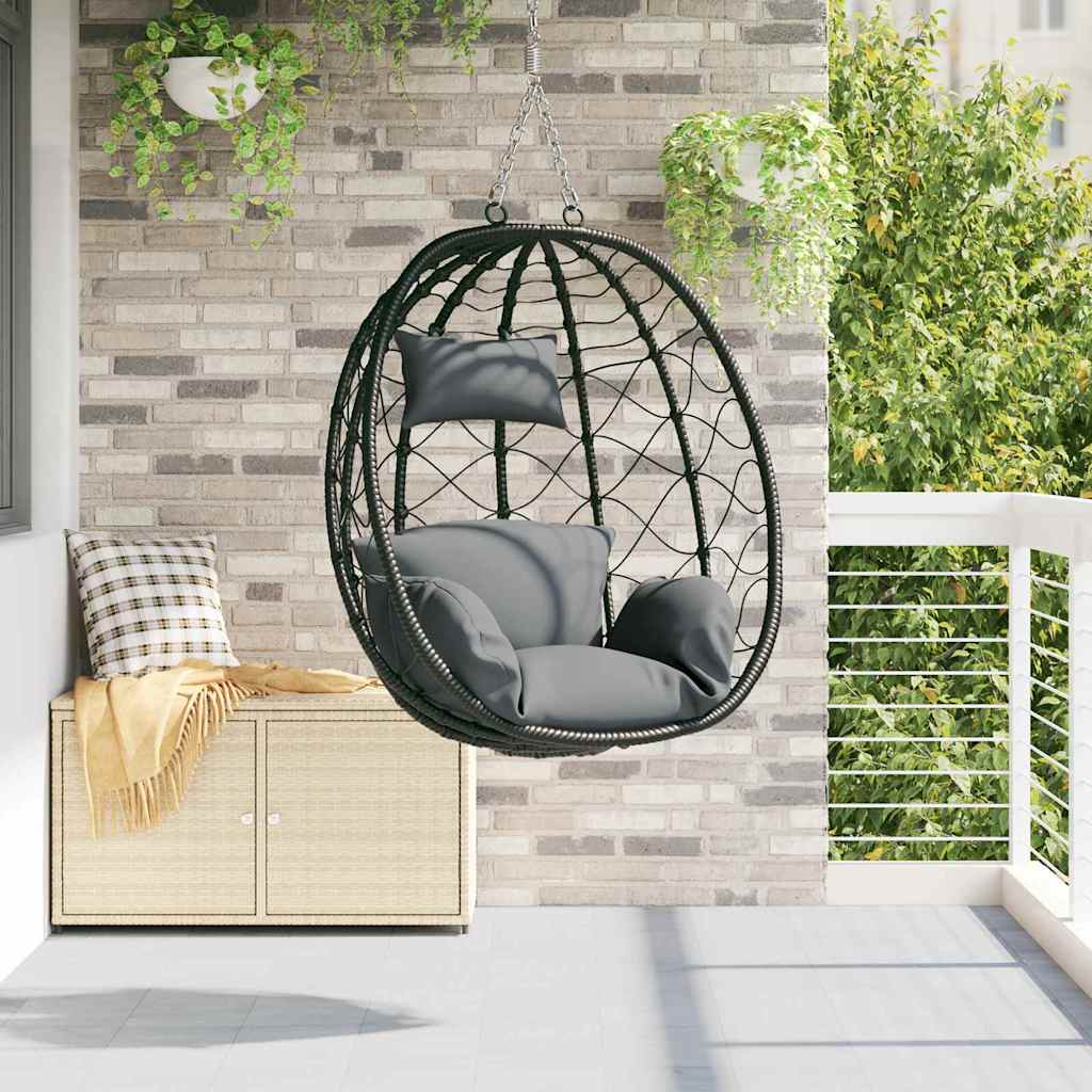 Hangende Ei-Stoel 91.5 X 60 X 110 Cm Poly Rattan