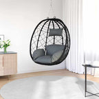 Hangende Ei-Stoel 91.5 X 60 X 110 Cm Poly Rattan