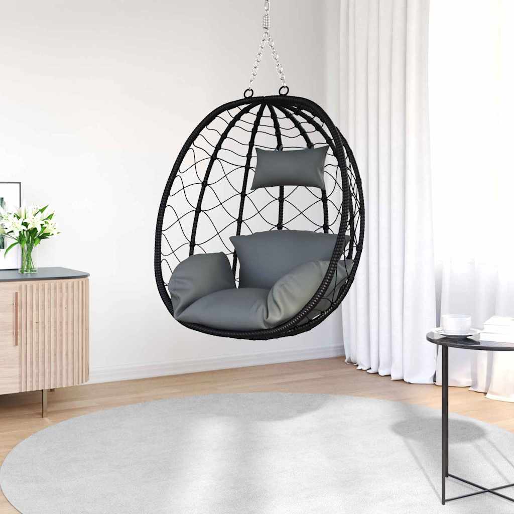 Hangende Ei-Stoel 91.5 X 60 X 110 Cm Poly Rattan