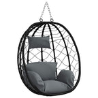 Hangende Ei-Stoel 91.5 X 60 X 110 Cm Poly Rattan