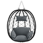 Hangende Ei-Stoel 91.5 X 60 X 110 Cm Poly Rattan