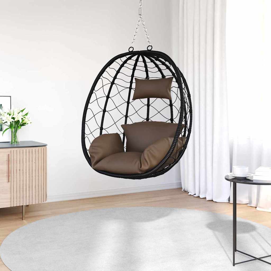 Hangende Ei-Stoel 91.5 X 60 X 110 Cm Poly Rattan