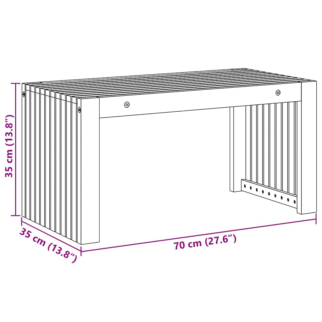 Salontafel Bruin Massief Acaciahout