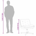 Draaibare Relaxstoel 63 X 75 X 76 Cm Fluweel