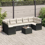 Tuin Sofa Set 8 Pcs Poly Riet