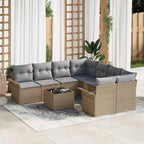 Tuin Sofa Set 9 Pcs Poly Riet
