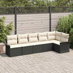 Tuin Sofa Set Met Kussen 6 Pcs Poly Riet